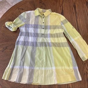 Burberry Brit size Small half button down shirt